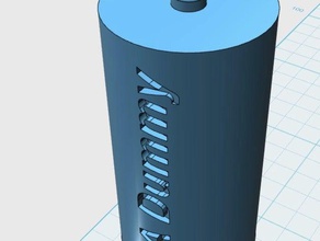 aa fittizio parti batteria manichino 3d print model - Mito3D