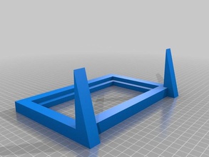 picture frame stand decor customized 3d print model - Mito3D