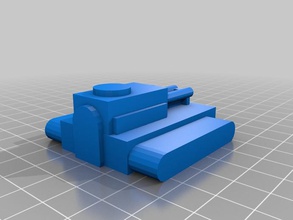 Chrom-tank andere 3d tinkercad Spielzeug 3d print model - Mito3D