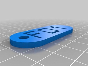 özelleştirilmiş toplu Anahtarlık jeneratör 3d print model - Mito3D