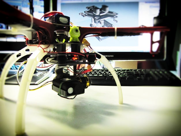 dengeli mobius gerçek gimbal dji In monte edin r c araçlar aksiyon kamerası Çin f450 flamewheel 3D print model - Mito3D