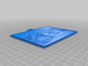 test 2d art customized 3d print model - Mito3D