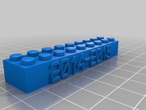 De 2014-2015 brinquedos de construção personalizado 3d print model - Mito3D