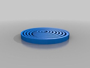 crop circle La stampa 3d cerchio ritagliare 3d print model - Mito3D