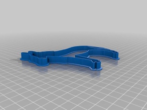 donkey cookie cutter other 3d print model - Mito3D