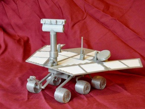 mars rover opportunity remix modello i robot la nasa spazio spirito 3d print model - Mito3D
