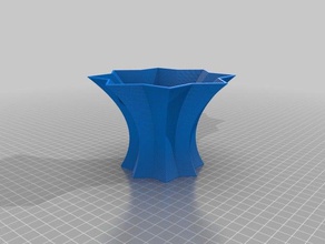 meine angepasste Quadrat vase1 Dekor kundengebundene 3d print model - Mito3D