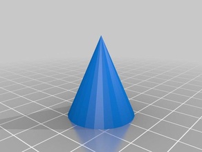 mon personnalisés cône creux les mathématiques de l'art personnalisé 3d print model - Mito3D