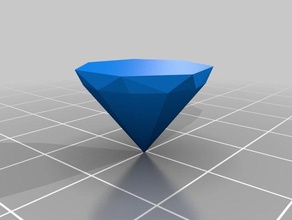 zayra diamant personnalisé 3d print model - Mito3D
