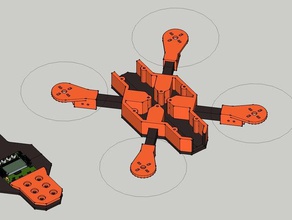 cinemaflight hornet 250 mini drone r c vehículos el fpv fpv250 montaje del motor quadcopter 3d print model - Mito3D