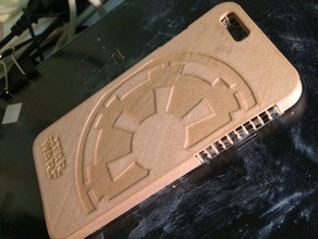 star wars iphone 6 caso telefono cellulare impero galattico il logo di 3d print model - Mito3D
