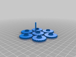 les engins de machine rayon 15 jouets mécaniques personnalisé 3d print model - Mito3D