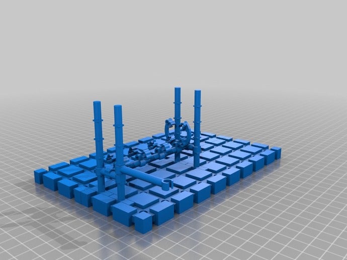 spacewarp ferrocarril lairdwarp montaña rusa v2 de la construcción los juguetes personalizado 3D print model - Mito3D