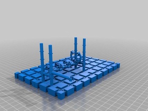spacewarp rail lairdwarp rollercoaster v2 la construction les jouets personnalisé 3d print model - Mito3D