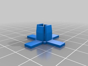 led cubo de la alineación plataforma electrónica 5050 el tira 3d print model - Mito3D