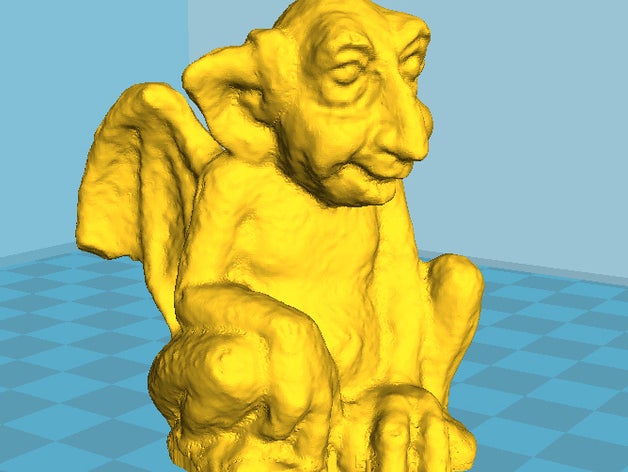 gamlin tarama yaratıklar canavar gargoyle gramilin gramlin notre-dame notre dame 3D print model - Mito3D