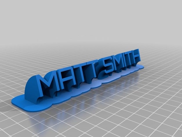 matt office customized 3D print model - Mito3D