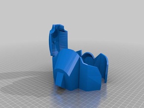 halo 4 master chief gauntlet forearm armor props 3d print model - Mito3D