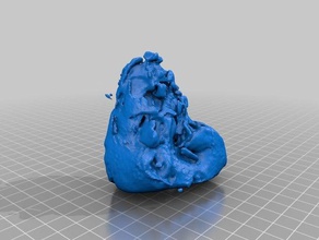 re gescannt-der neu geformte Skulptur Skulpturen Konzept digitizer forme playdoh scupture 3d print model - Mito3D