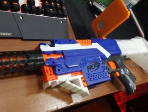 iphone 5 nerf a la vista juguetes y accesorios de juego el caso del nerfgun munición pistola simple armas lugares interés 3d print model - Mito3D