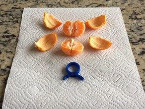 naranja pelador cocina y comedor de la fruta jugo cáscara pelar 3d print model - Mito3D