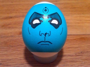 eggbot dr manhattan other comic easter spherebot watchmen 3d print model - Mito3D
