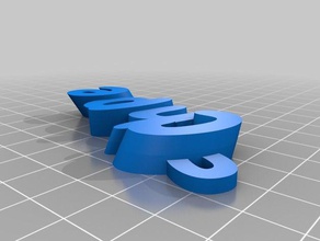 chole twist organization customized 3d print model - Mito3D