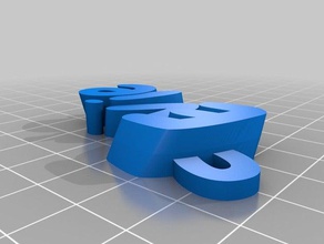 evie twist organization customized 3d print model - Mito3D