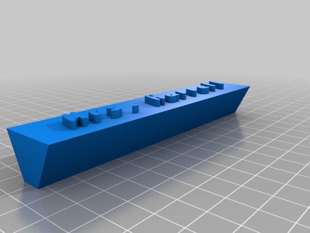 Bayan harrell tabela var işaretler ve logolar özelleştirilmiş 3D print model - Mito3D