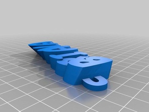 my customized iamburny's text - name keyring keyfob briana organization 3d print model - Mito3D