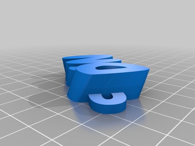 dan llavero organización personalizado 3D print model - Mito3D