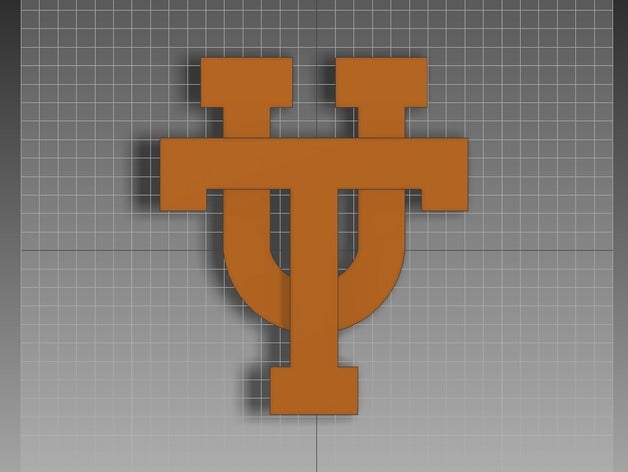 ut logo dekor texas Üniversitesi austin 3D print model - Mito3D