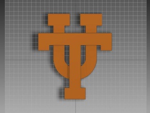 ut logo decor texas university austin 3d print model - Mito3D