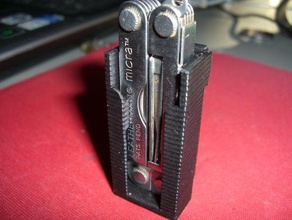 leatherman micra holster tool holders & boxes 3d print model - Mito3D