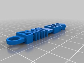 e36 trousseau de clés l'organisation personnalisé 3d print model - Mito3D