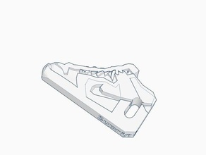 nike dunk simple keychain keychains shoe sneaker sneakers suprint 3d print model - Mito3D