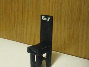 barra de cadeira modelo móveis 3d print model - Mito3D