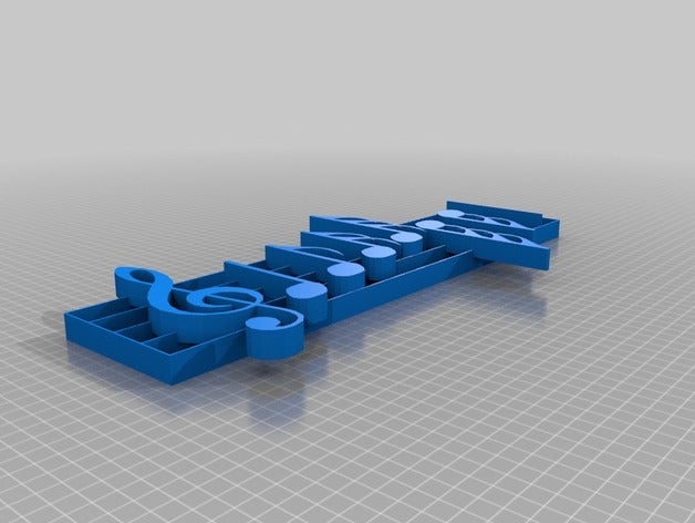 band 2015 Musik kundengebundene 3D print model - Mito3D