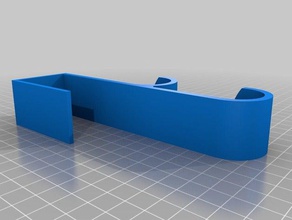 personalizado gancho de cabide padrão 1 3 8 cm espessura porta organização 3d print model - Mito3D