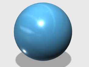 hohl 40mm Durchmesser sphere 3d-Druck-tests unmöglich 3d print model - Mito3D