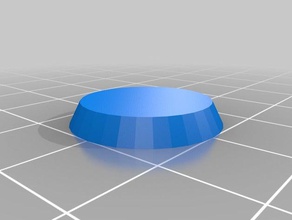 figure base 3mm thick beveled 3d print model - Mito3D