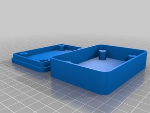 progetto casella di pcb progetti elettronica l'elettronica scheda circuito scatola recinzione pcb-mount titolare montaggio su finestra 3d print model - Mito3D