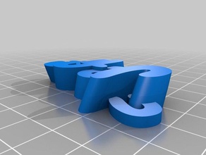 jeff llavero organización personalizado 3d print model - Mito3D