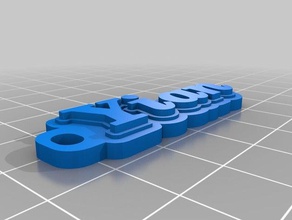 yian tag llavero organización personalizado 3d print model - Mito3D