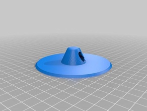 ceiling hook glue replacement parts 3d print model - Mito3D