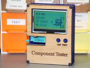 cas de la composante testeur l'électronique composant 3d print model - Mito3D