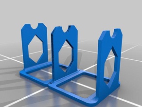dual spool holder 3d printer accessories extrusion filament stand 3d print model - Mito3D