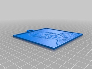 billy mays 2d art personalizado 3d print model - Mito3D