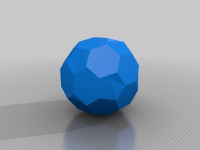 soccer ball math art 3d print model - Mito3D