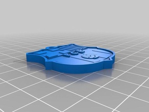 fcb segni e loghi il barcellona fcbarcelona 3d print model - Mito3D